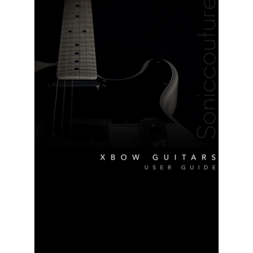 SC Xbow Guitsr KONTAKT LIBRARIES ALL FULLY AUTHORISED