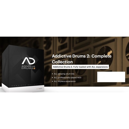 Addictive Drums 2: Complete Collection =  KONTAKT LIBRARIES ALL FULLY AUTHORISED